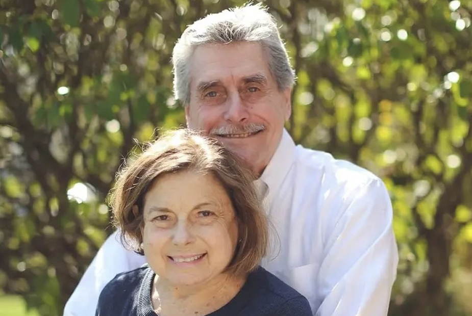 Paul Peter Casale with his wife Elvira