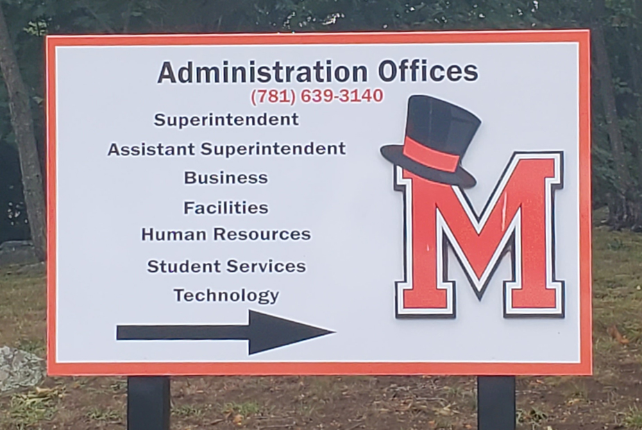 Marblehead School Sign