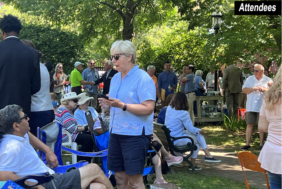 Attendees at Lynn City Democratic Committee Ice Cream Social