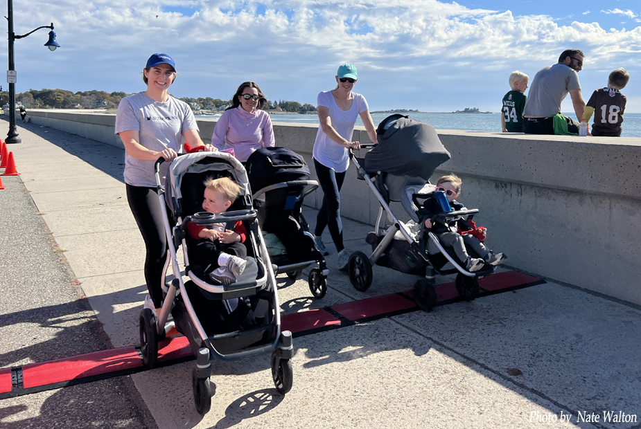 Moms with Strollers - Miles for Mary Race